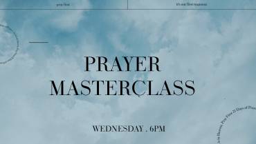 Prayer Masterclass