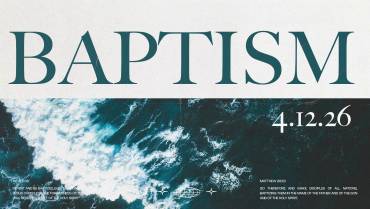 Water Baptism Sunday